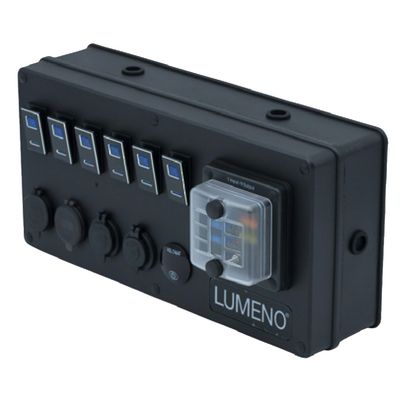Lumeno 12V Maxi Power Box | Switch &amp; Socket Panel