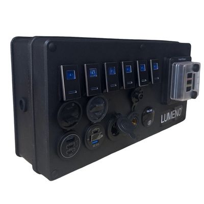 Lumeno 12V Maxi Power Box | Switch &amp; Socket Panel