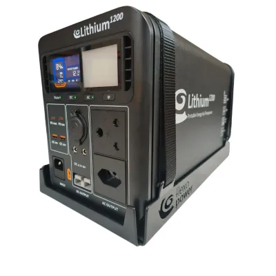 Flexopower Lithium1200-Sb50 Power Station &amp; Kalahari400w Portable Solar Combo