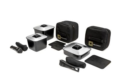 The Square Pot &amp; Pan set - Stackable - COMBO