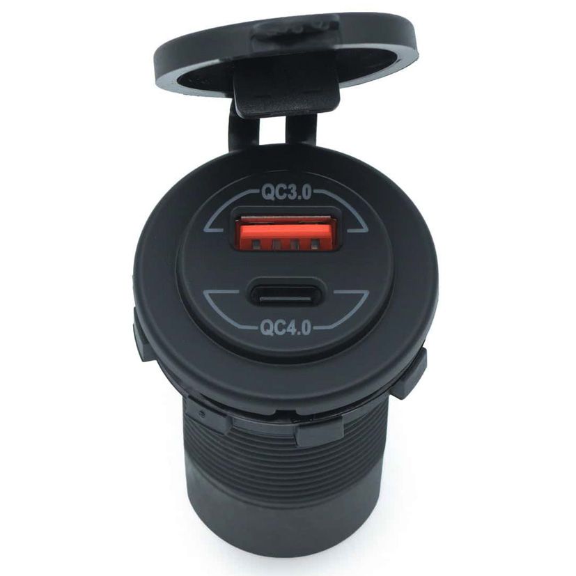 Lumeno QC3 + PD4 Charging Socket