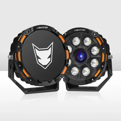 Lightfox 9inch Laser LED Driving Lights – 15,046 Lumens