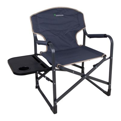 Kaufmann Aluminium Directors Chair with Side Table