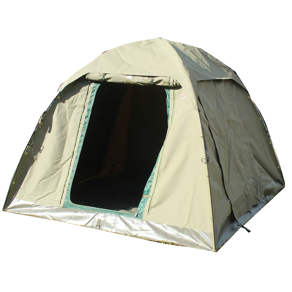 Meerkat Senior Nomad Bow Tent 300×300×210cm 2 Window With Canopy