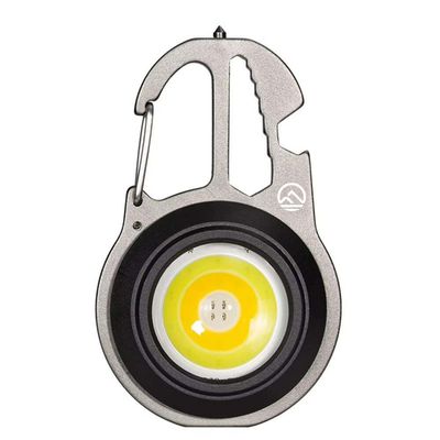 FocusOutdoor® 500LM Mini Keychain Flashlight with Clip &amp; Bottle Opener