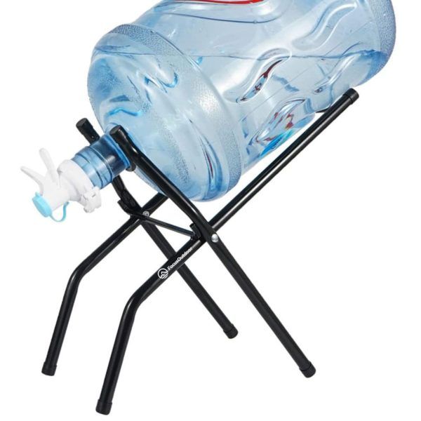 FocusOutdoor® Foldable 20L Water Bottle Stand with Bottle Valve Cap