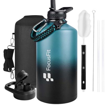 FocusFit® Stainless Steel 1.9L Insulated Triple Wall LeakProof Bottle