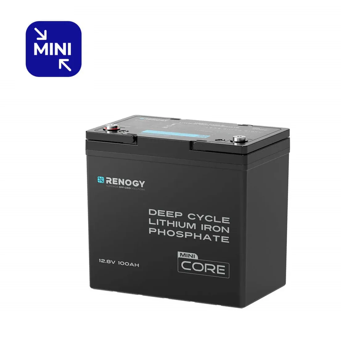Renogy Core Mini- 12.8V 100Ah Lithium Iron Phosphate Battery