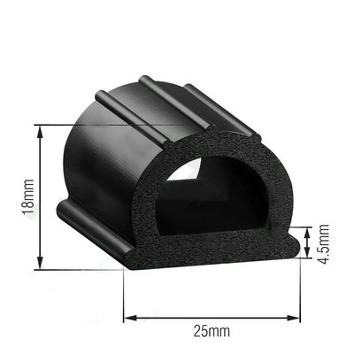 Large "D" Seal - 25mm Base x 18mm High x 4.5 mm