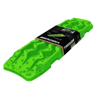 TRED GT Recovery Board (Pair) - Monster Green &amp; Gun Metal Grey