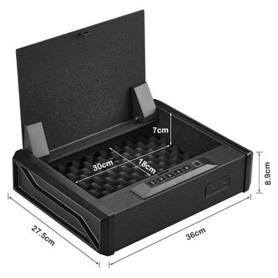 FocusOutdoor® Spring Loaded Biometric Gun Safe