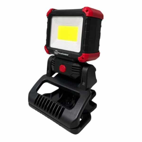 FocusOutdoor® Rechargeable LED Work Light Clamp &amp; Magnet