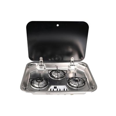 FocusOutdoor® Stainless Steel 3 Burner Gas Cooktop