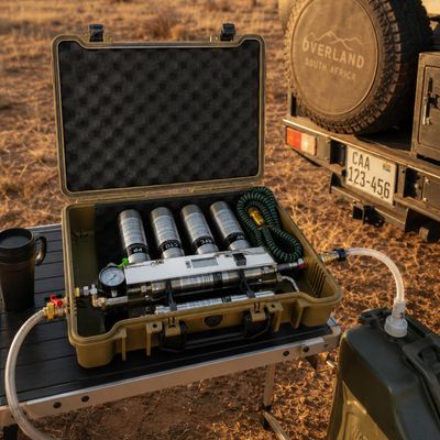 FocusOutdoor® Portable 5-Stage Water Filter Kit for Overlanding &amp; Camping