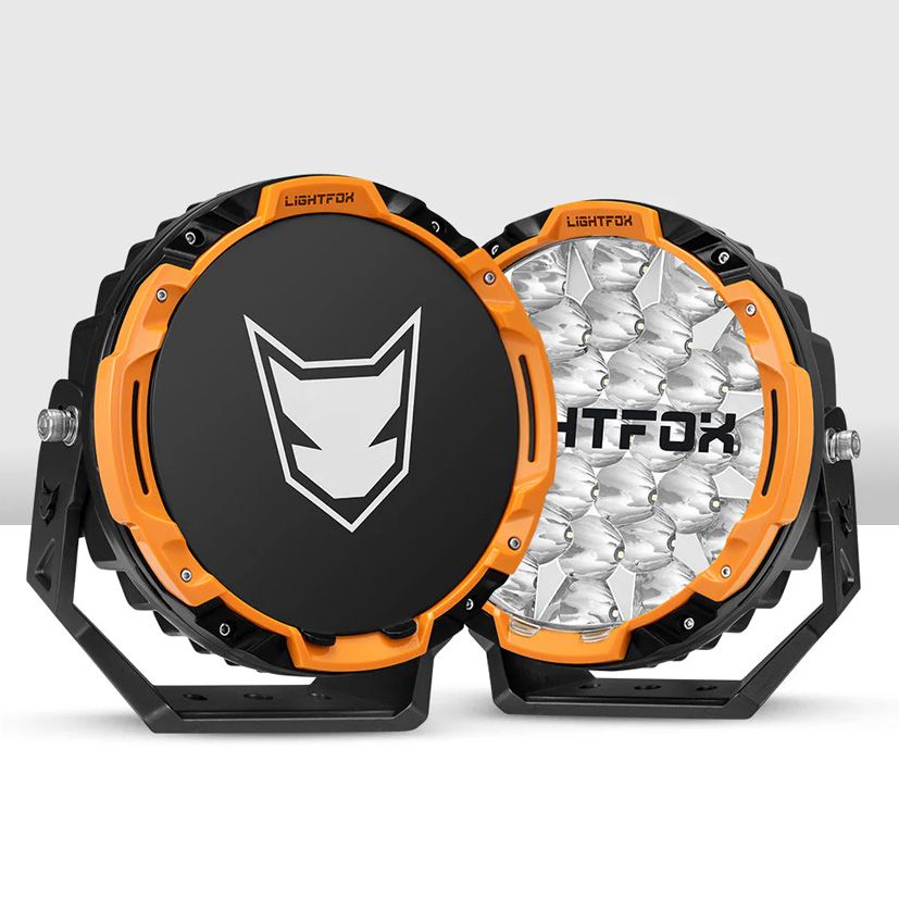 Lightfox 9" LED Driving Light Pair - 16,342 Lumens