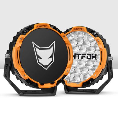 Lightfox 9" LED Driving Light Pair - 16,342 Lumens