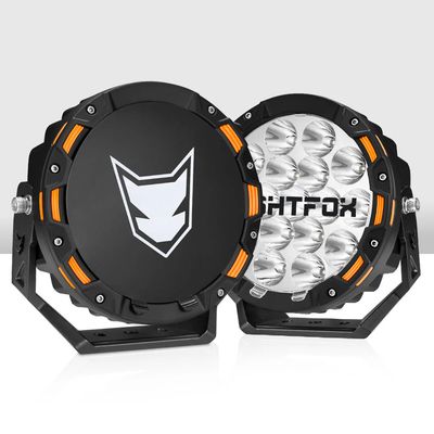 Lightfox 7" LED Driving Light Pair – 12,603 Lumens