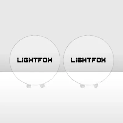 Lightfox - Pair of Clear Protective Lens Covers for Lightfox 7 &amp; 9 Inch