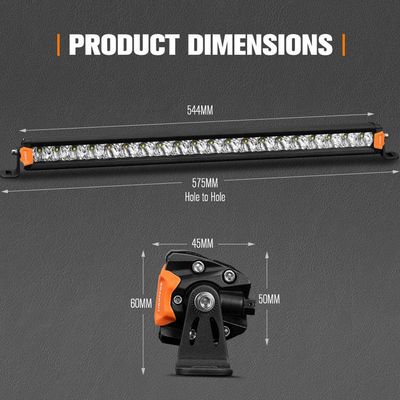 Lightfox Vega Series 20" Osram LED Light Bar – 12,580 Lumens