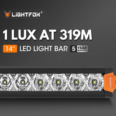 Lightfox Vega Series 14" Osram LED Light Bar – 7,548 Lumens