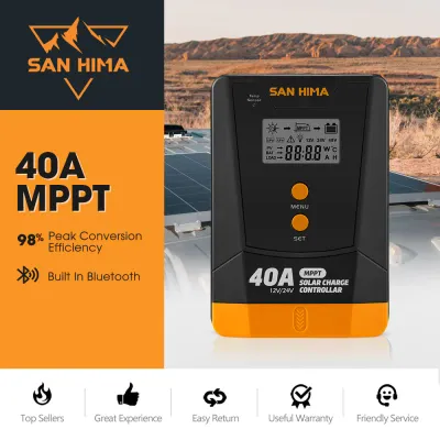 San Hima 40A MPPT Solar Charge Controller – 12V/24V