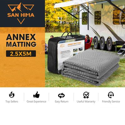 San Hima Annex Mesh Floor Mat – Grey - 5m x 2.5m