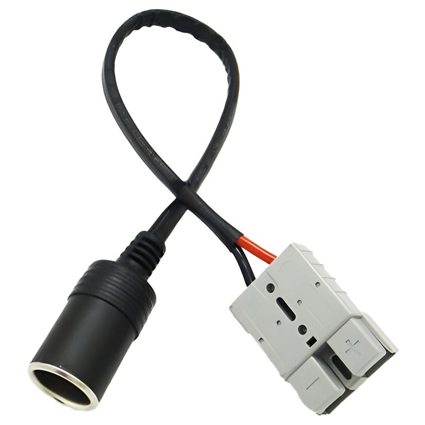Lumeno Female Lighter Socket to 50A Square Connector Cable