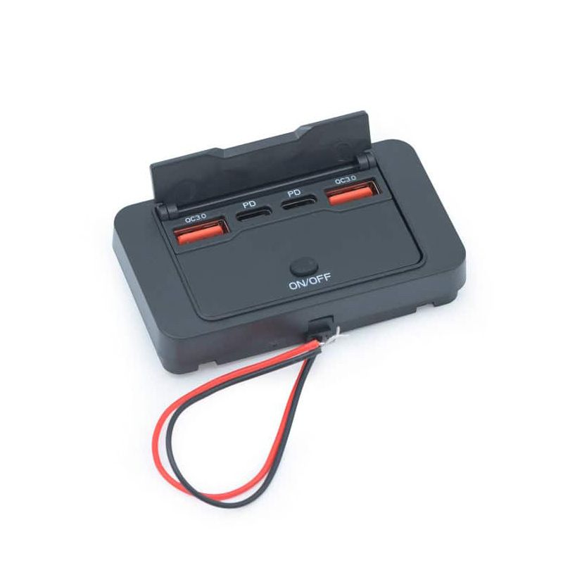 Lumeno Dual QC3 / Dual C-Type Charger - Flush-mount