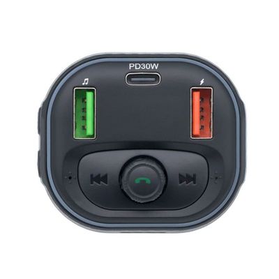 Lumeno Radio Bluetooth FM transmitter &amp; QC3 + C-Type Charger
