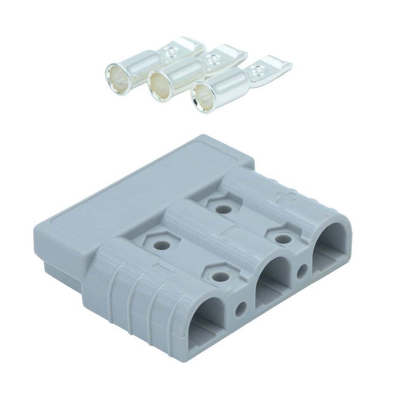 Lumeno 50 Amp 3 Pin Square Connector