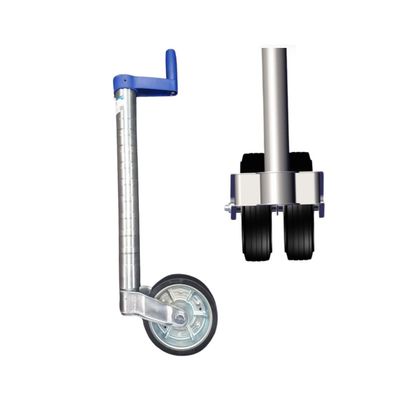 Anti-Slide Jockey Wheel – 60mm - Double Wheel