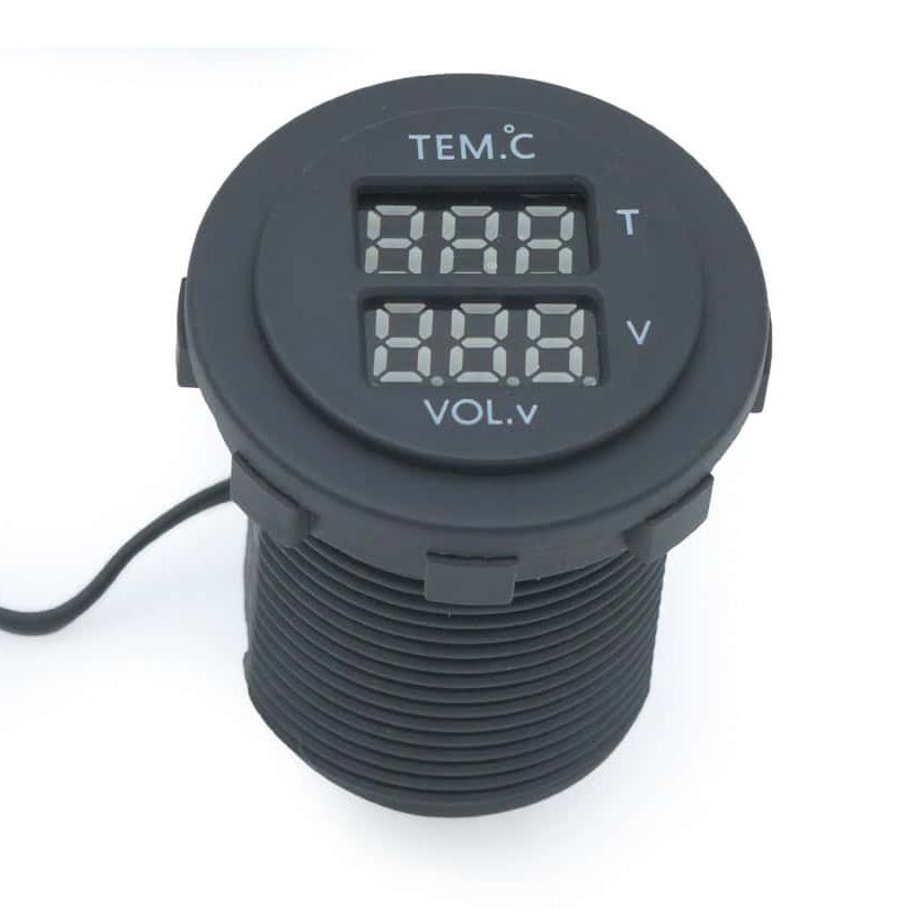 Lumeno Temperature Gauge / Voltmeter