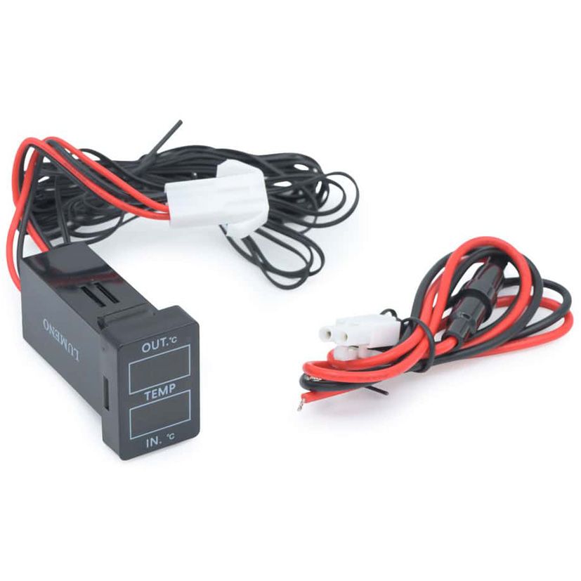 Lumeno Dual Temp Gauge - VIGO &amp; REVO