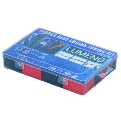 ​Lumeno Heat Shrink Sleeve Kit – Red &amp; Black (560 Piece)