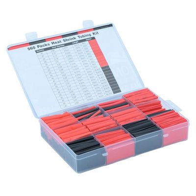​Lumeno Heat Shrink Sleeve Kit – Red &amp; Black (560 Piece)