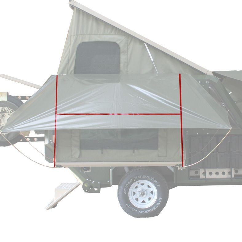 ​Tent Rod Set for Companion Mark 1 – Front &amp; Side Bed