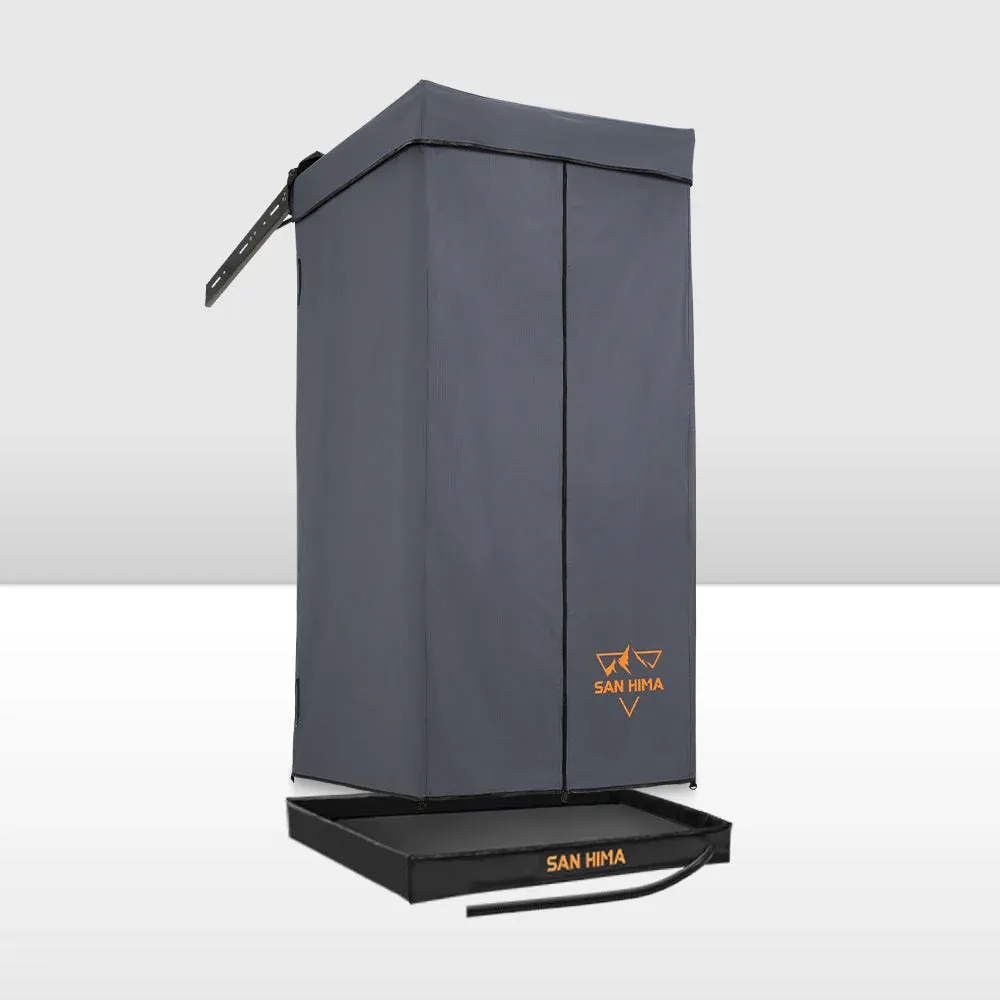 San Hima Shower Awning with Instant Ensuite Tent &amp; Shower Base