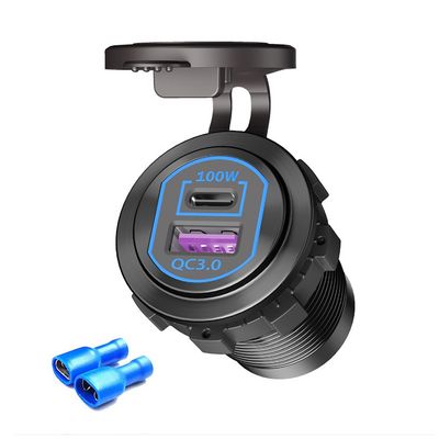 Lumeno QC + 100W USB Type-C Charging Socket – Starlink Compatible