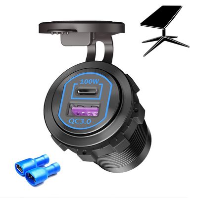 Lumeno QC + 100W USB Type-C Charging Socket – Starlink Compatible