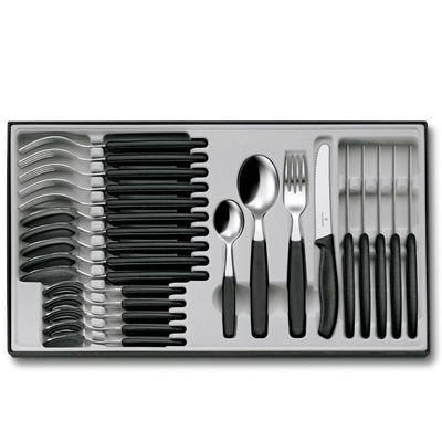 ​Victorinox Swiss Classic 24-Piece Table Set – Black