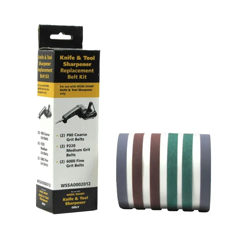 Work Sharp Assorted Replacement Belt Kit – 6 Pack