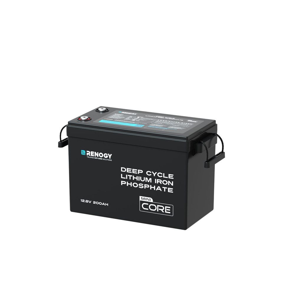 Renogy 12.8V 200Ah Mini Deep-Cycle Lithium Iron Phosphate Battery