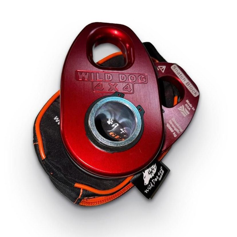 Wild Dog 4x4 Aluminium Snatch Block – 4:1 Safety Ratio