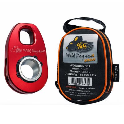 Wild Dog 4x4 Aluminium Snatch Block – 4:1 Safety Ratio