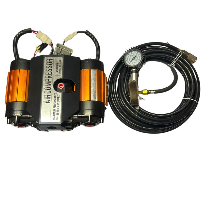 Airmax Brushed Twin Head 12V Compressor