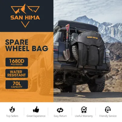 San Hima 70L Spare Wheel Bag, Rubbish Bin and Accessory Storage Tote