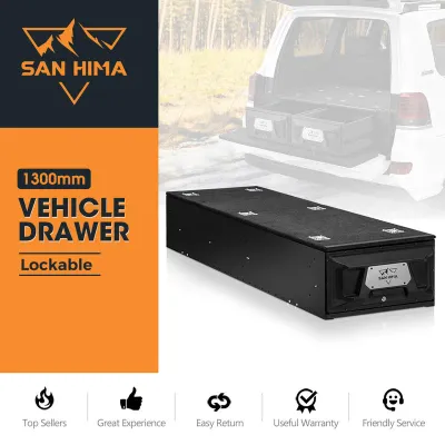 San Hima Lightweight Lockable Rear Vehicle Storage Drawer - 1300mm