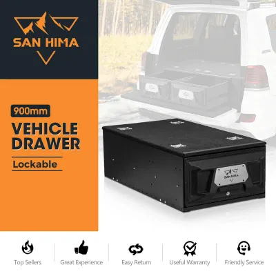 San Hima Lightweight Lockable Rear Vehicle Storage Drawer - 900mm