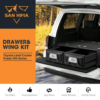 San Hima Dual Drawer System for Toyota Land Cruiser 150 Series
