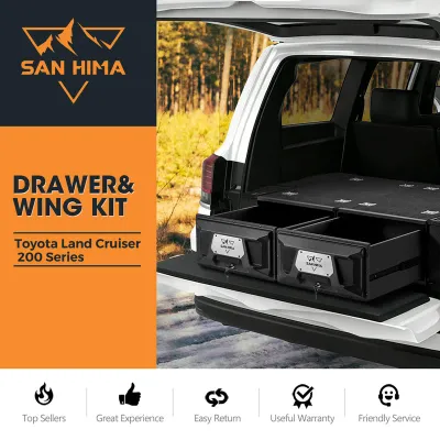 San Hima Dual Drawer System for Toyota Land Cruiser - 200 Series